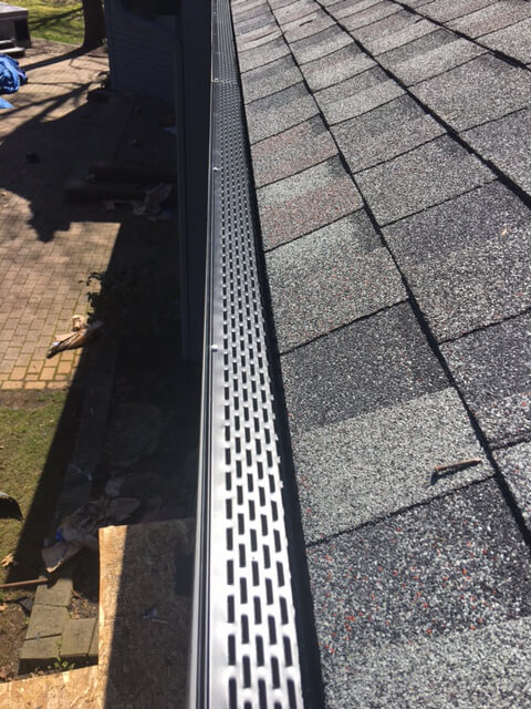 New Leaf-Less Gutter System Install in Brighton, MI