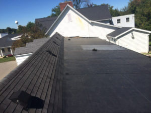 rubber roof installation